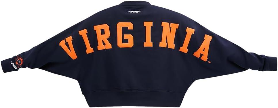 imageWomens College Wingspan Brushed Back French Terry Crewneck SweatshirtMidnight Navy