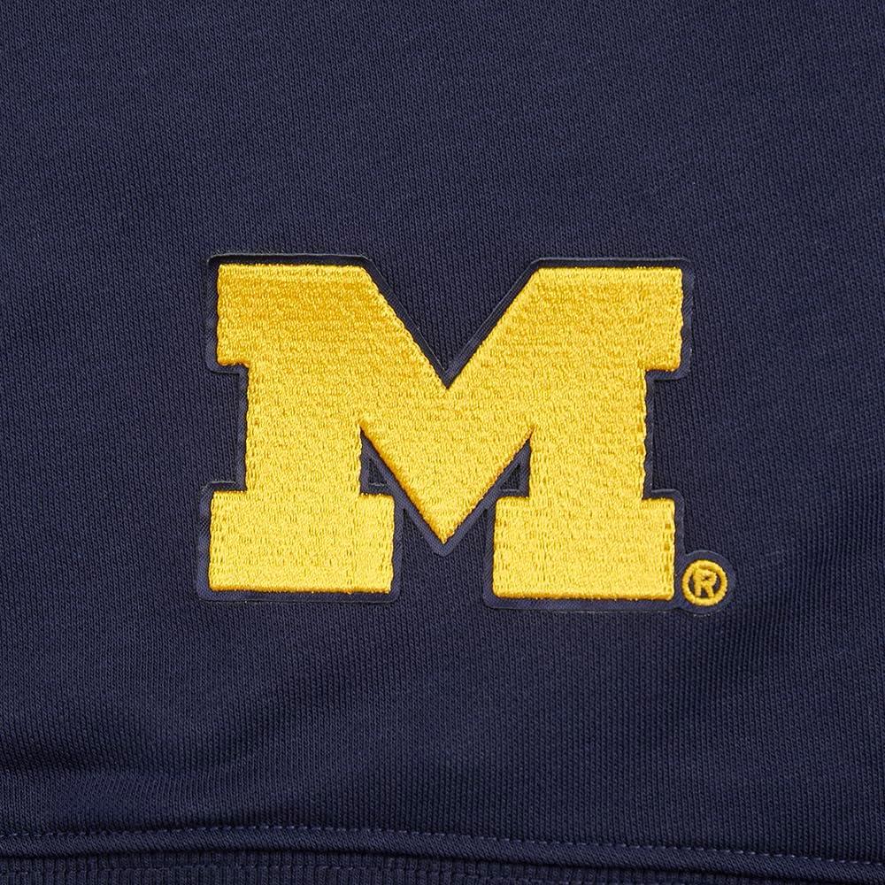 imageWomens College Wingspan Brushed Back French Terry Crewneck SweatshirtMidnight Navy