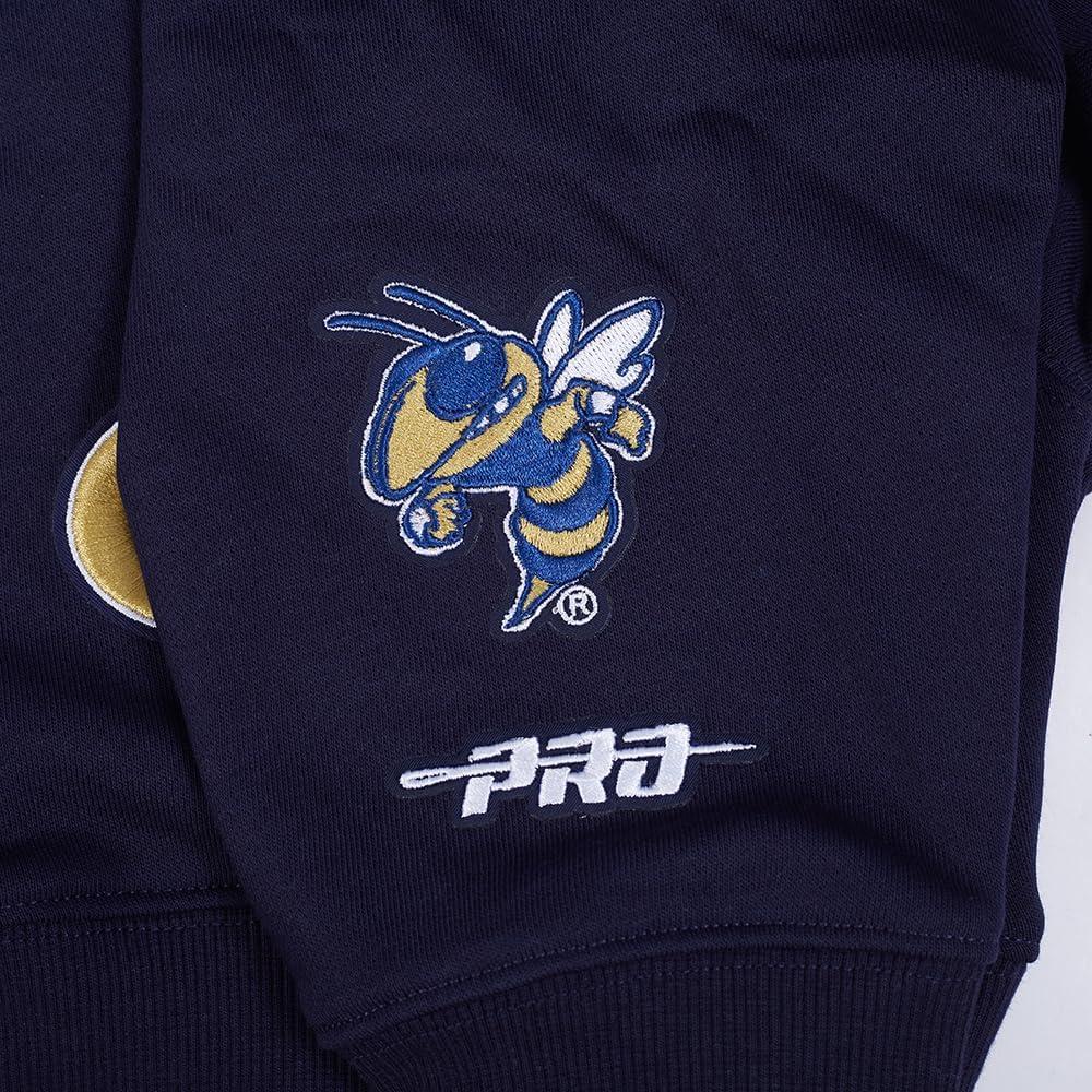 imageWomens College Wingspan Brushed Back French Terry Crewneck SweatshirtMidnight Navy