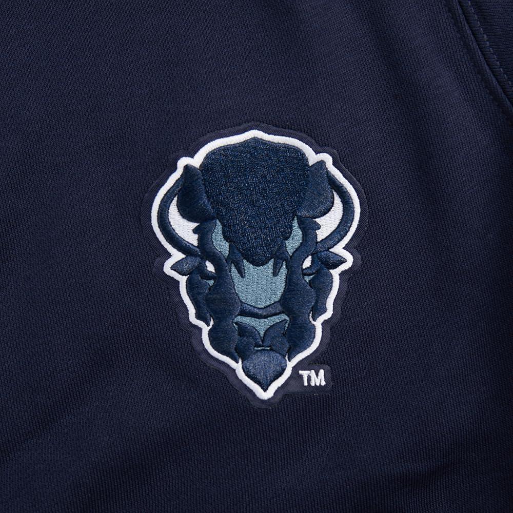 imageWomens College Wingspan Brushed Back French Terry Crewneck SweatshirtMidnight Navy