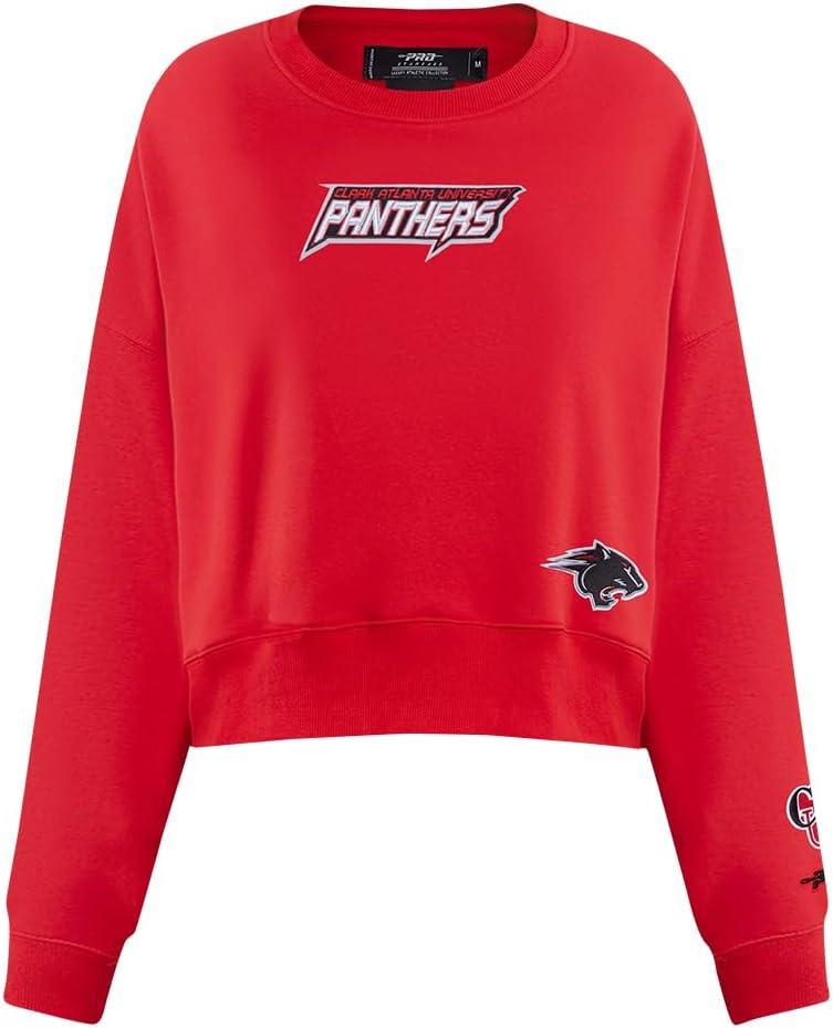 imageWomens College Wingspan Brushed Back French Terry Crewneck SweatshirtRed