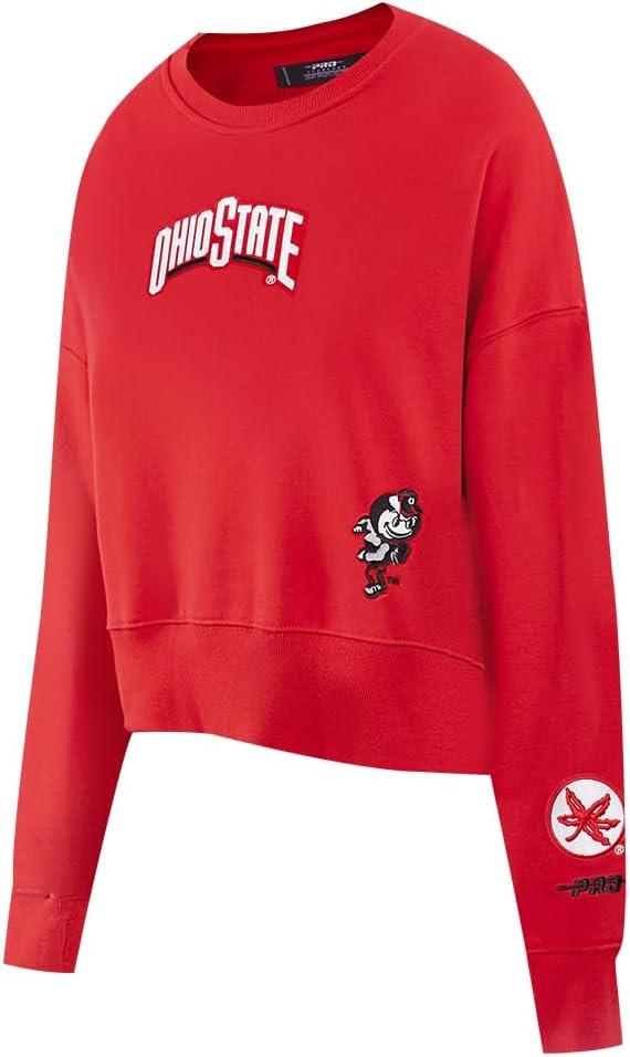 imageWomens College Wingspan Brushed Back French Terry Crewneck SweatshirtRed