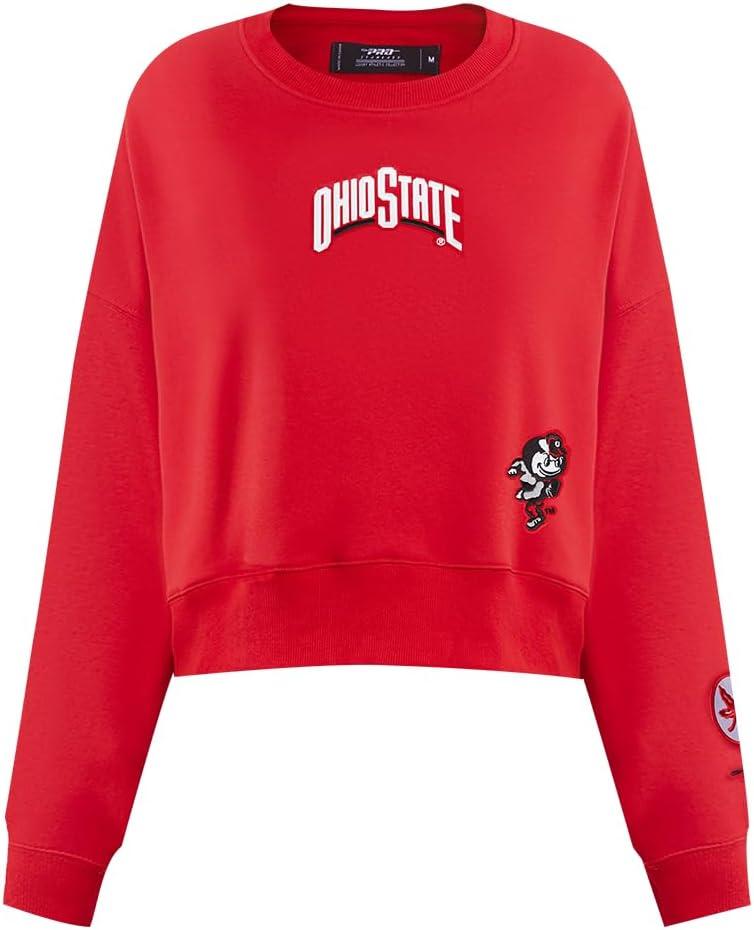 imageWomens College Wingspan Brushed Back French Terry Crewneck SweatshirtRed