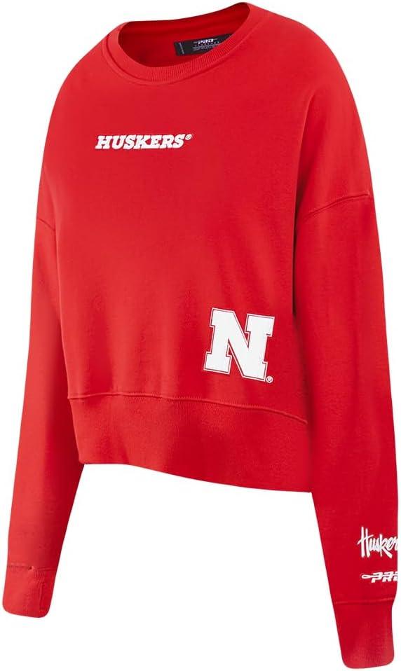 imageWomens College Wingspan Brushed Back French Terry Crewneck SweatshirtRed