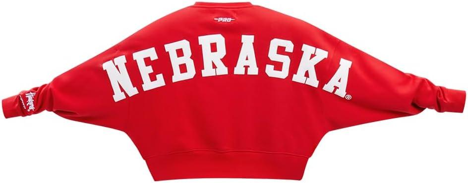 imageWomens College Wingspan Brushed Back French Terry Crewneck SweatshirtRed