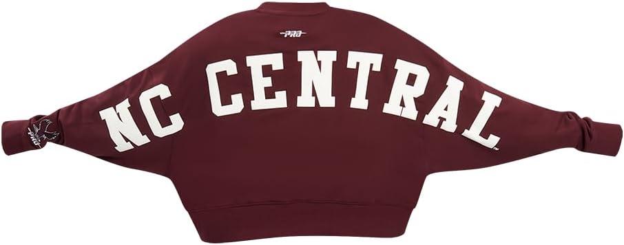 imageWomens College Wingspan Brushed Back French Terry Crewneck SweatshirtWine