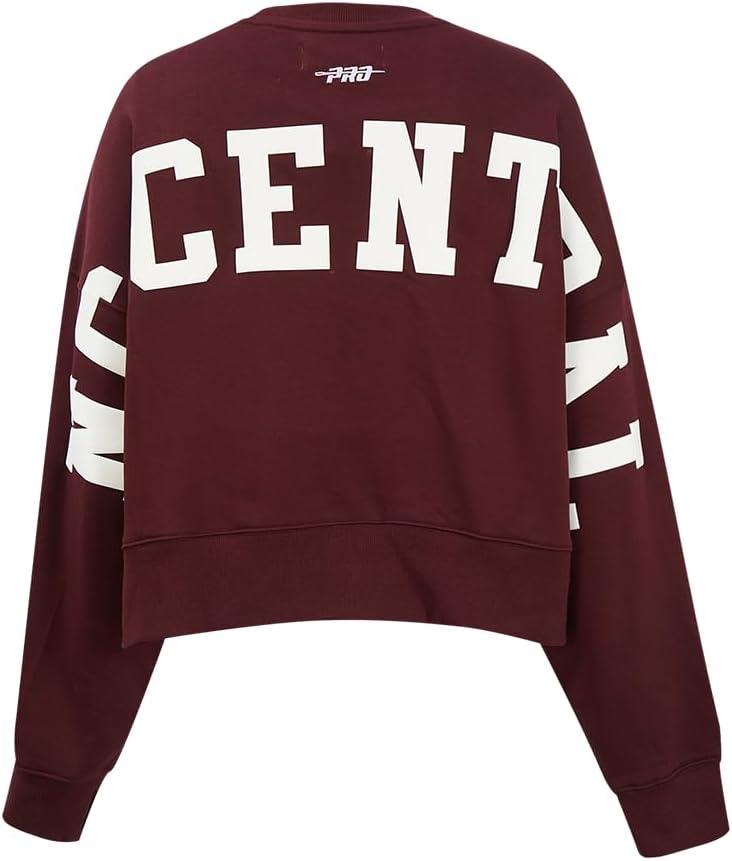 imageWomens College Wingspan Brushed Back French Terry Crewneck SweatshirtWine