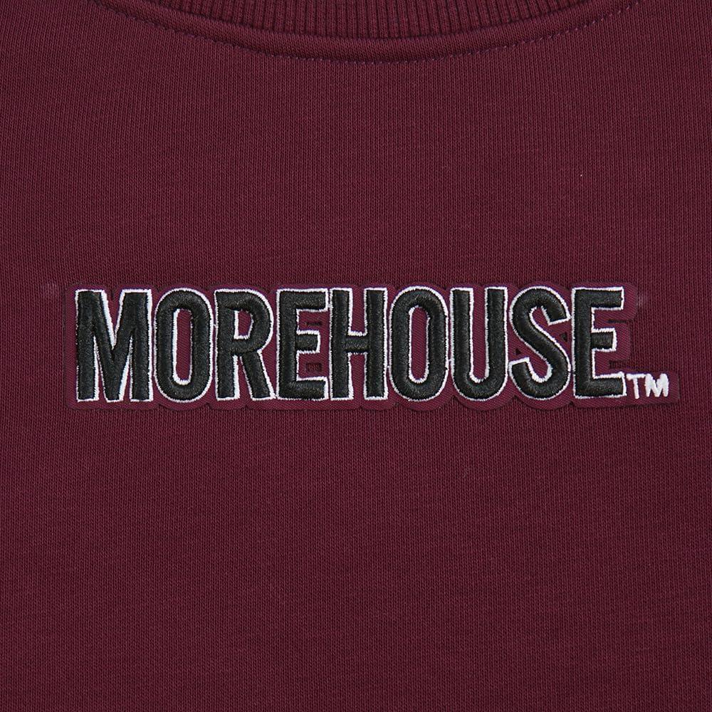 imageWomens College Wingspan Brushed Back French Terry Crewneck SweatshirtWine