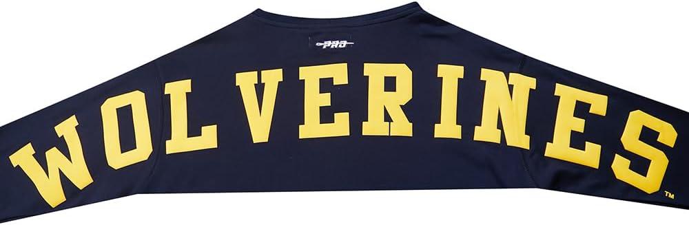 imageWomens College Wingspan Brushed Back French Terry Cropped Pullover HoodieMidnight Navy