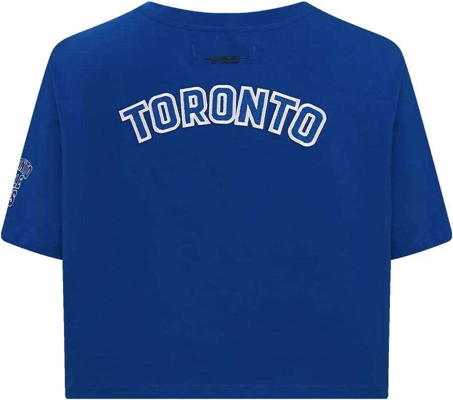 imageWomens NHL Classic Chenille Cotton Short Sleeve Boxy TeeDodger Blue