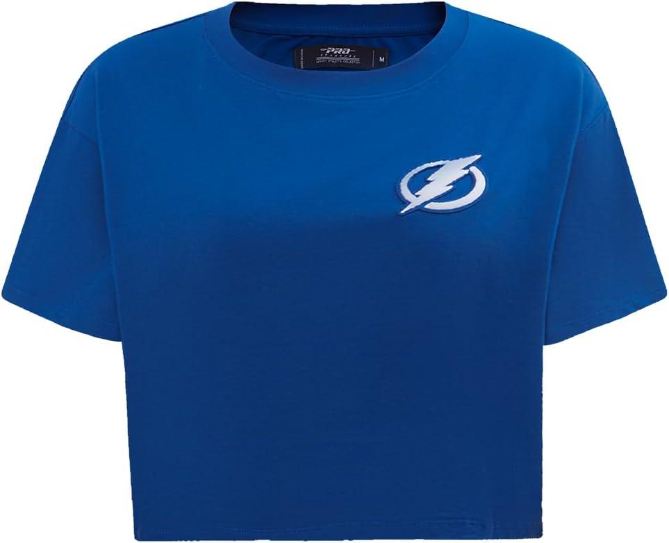 imageWomens NHL Classic Chenille Cotton Short Sleeve Boxy TeeDodger Blue