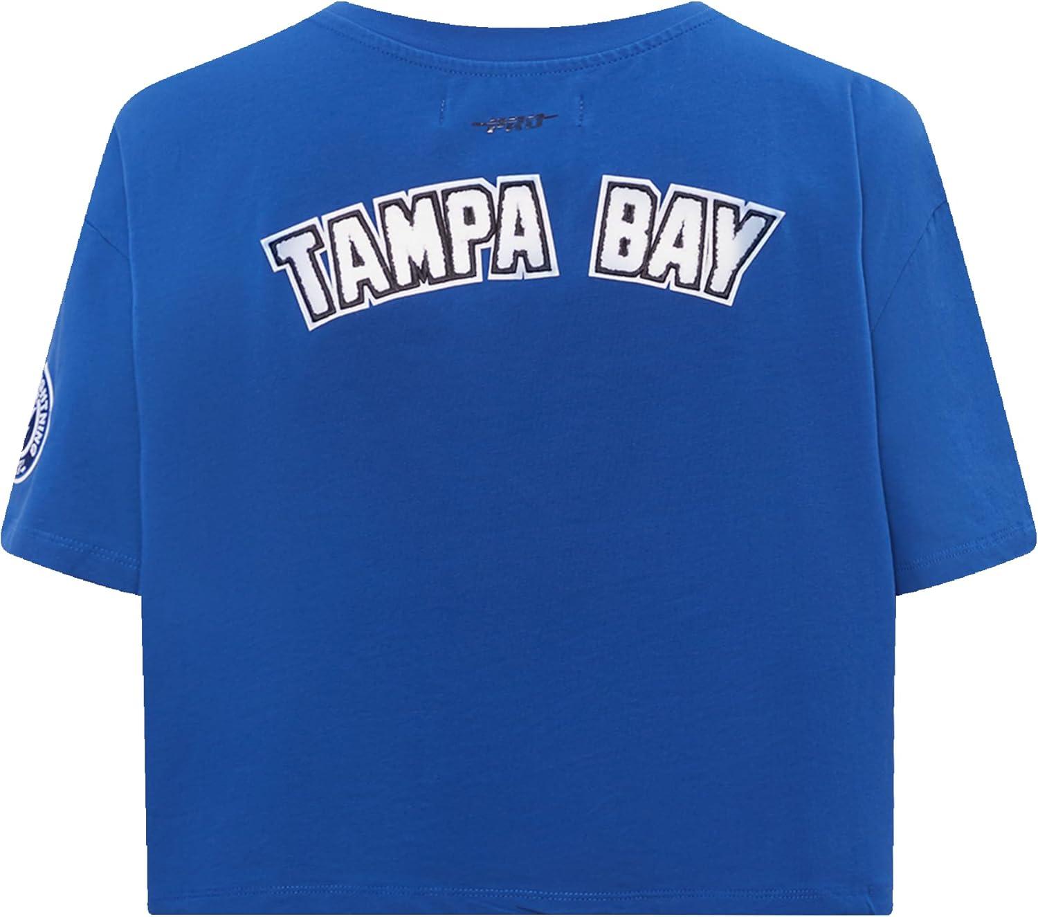 imageWomens NHL Classic Chenille Cotton Short Sleeve Boxy TeeDodger Blue