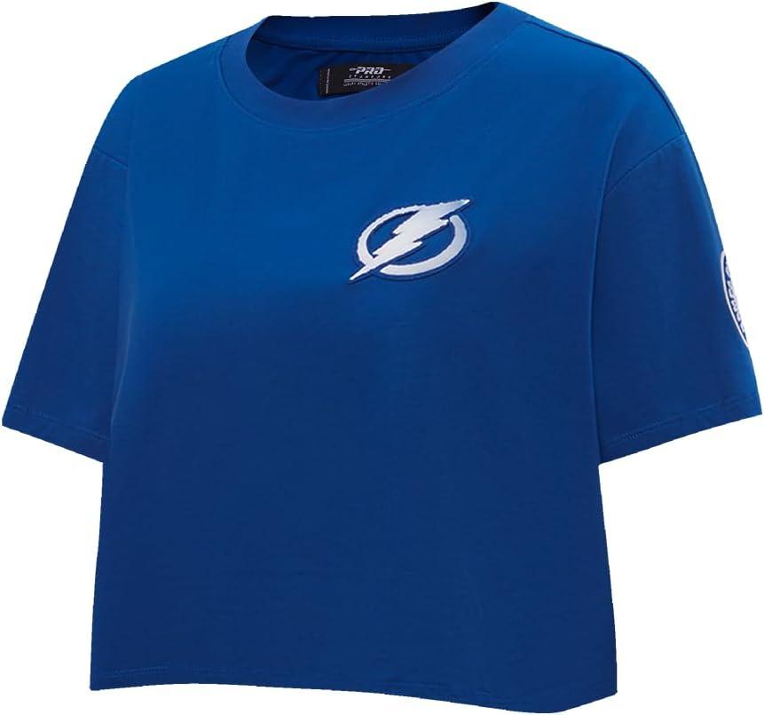imageWomens NHL Classic Chenille Cotton Short Sleeve Boxy TeeDodger Blue