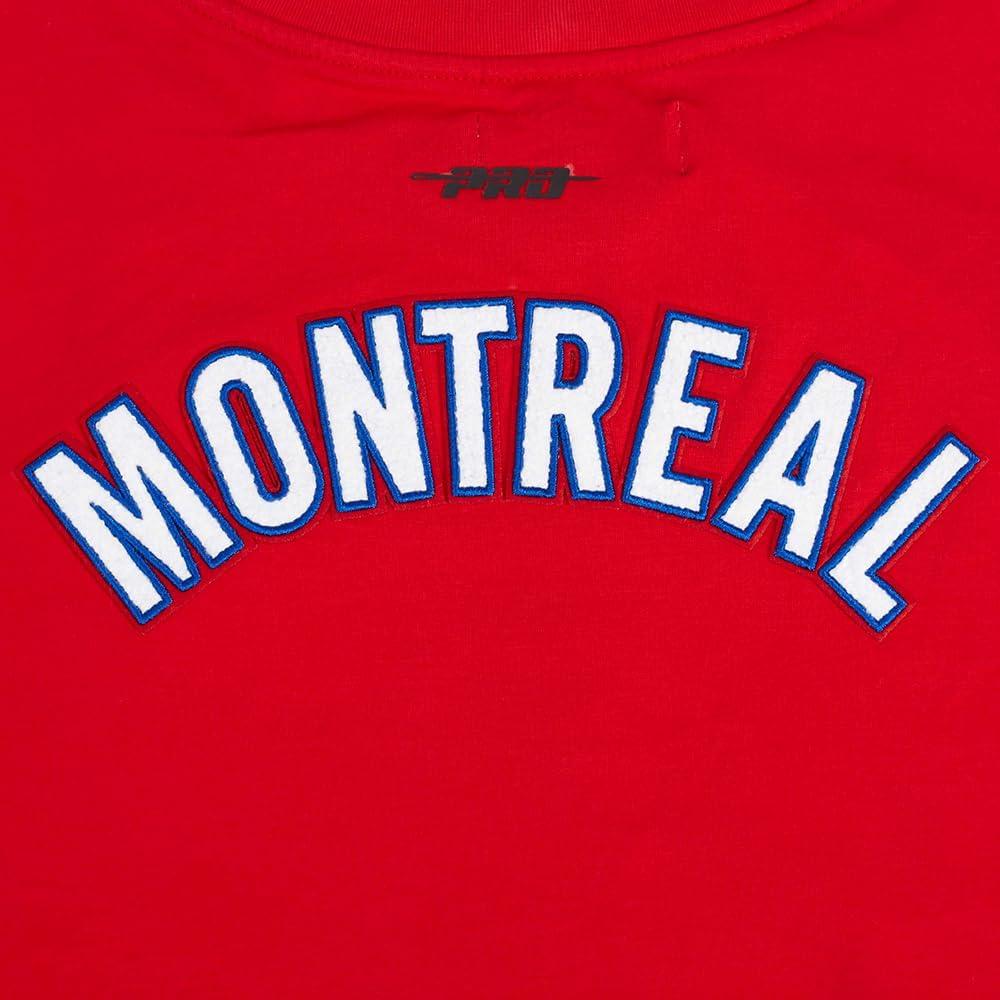 imageWomens NHL Classic Chenille Cotton Short Sleeve Boxy TeeRed