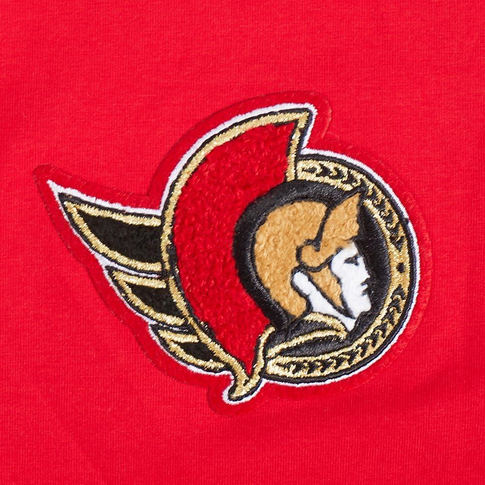 imageWomens NHL Classic Chenille Cotton Short Sleeve Boxy TeeRed