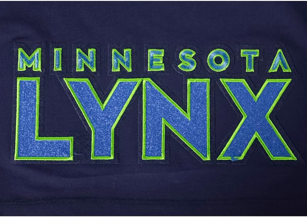 imageWomens WNBA Minnesota Lynx Classic Player Name and Number Cotton Single Jersey SS Boxy TEEMidnight Navy