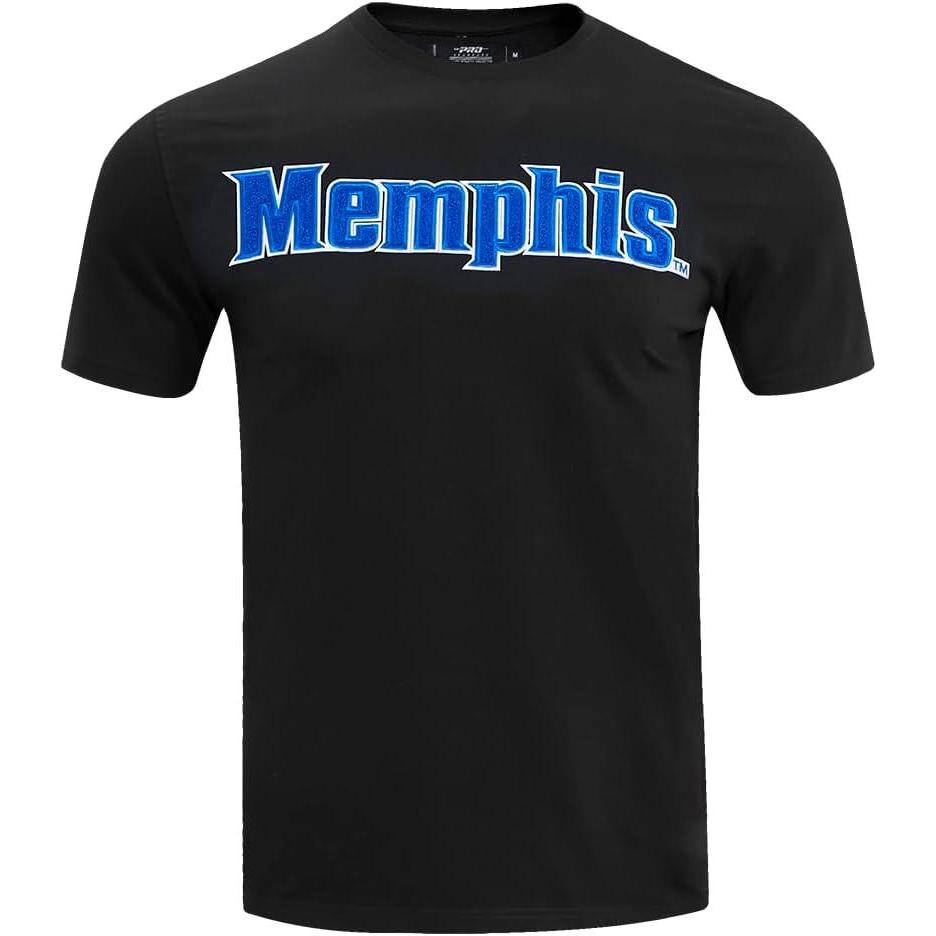 imagePro Standard Mens University of Memphis Classic Chenille Short Sleeve Tee Black XL
