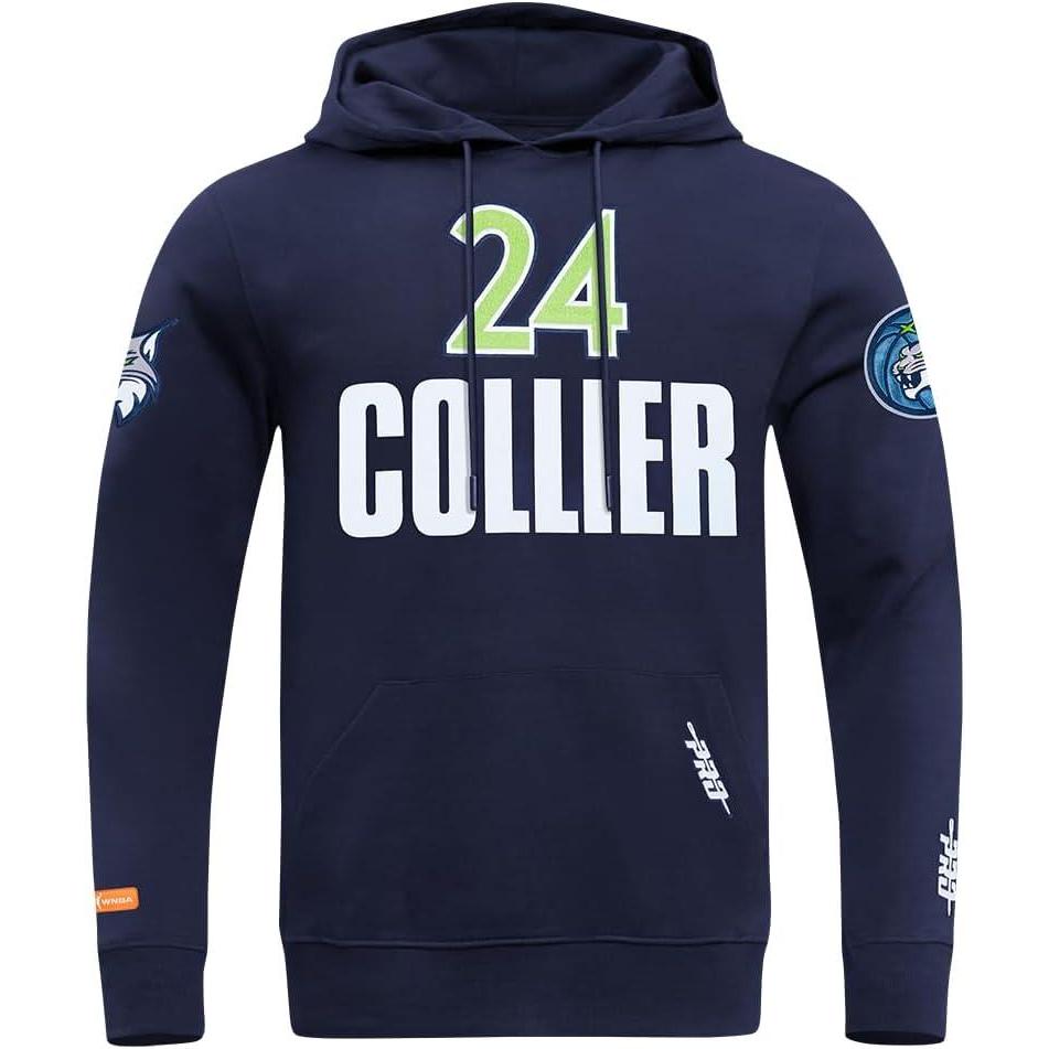 imagePro Standard Mens WNBA Minnesota Lynx Classic Player Name And Number Pull Over HoodieMidnight Navy