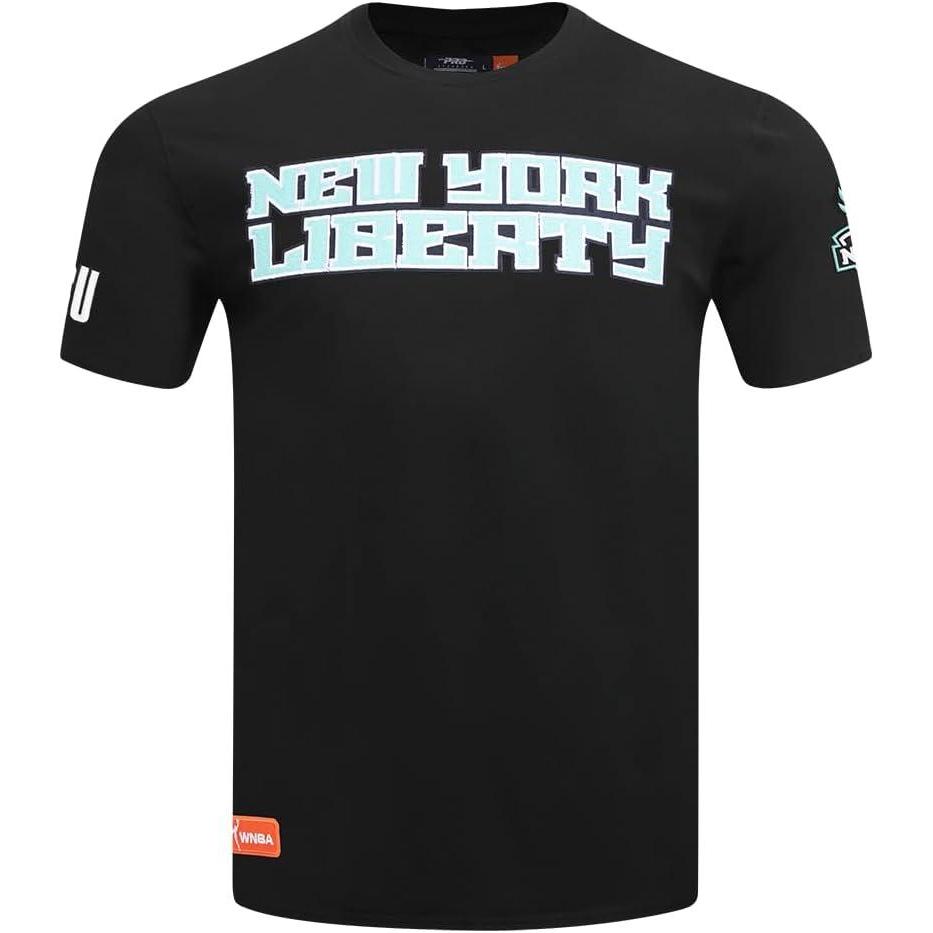 imagePro Standard WNBA Mens Mens WNBA New York Liberty Classic Player Cotton Short Sleeve TeeBlack