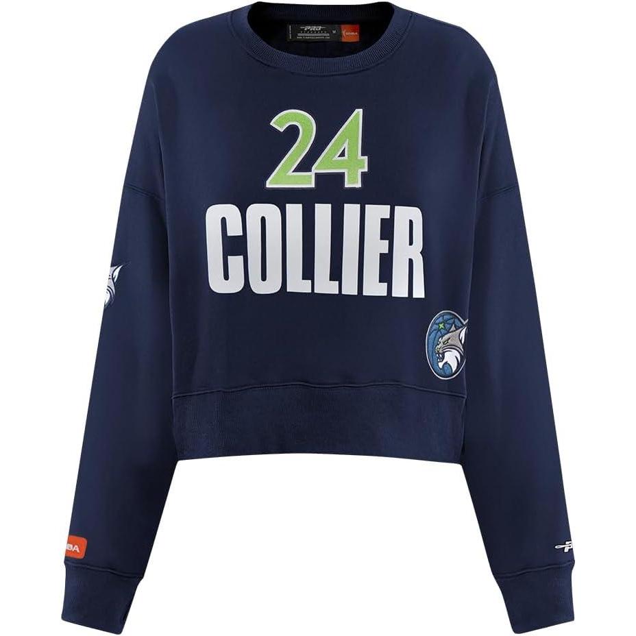 imagePro Standard Womens WNBA Minnesota Lynx Classic Player Name And Number Crewneck SweatshirtMidnight Navy