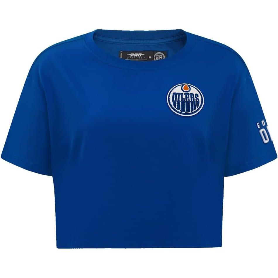 imageWomens NHL Classic Chenille Cotton Short Sleeve Boxy TeeDodger Blue
