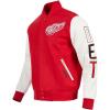 Pro Standard Mens NHL Classic Varsity Jacket(Red/White)