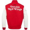 Pro Standard Mens NHL Classic Varsity Jacket(Red/White)