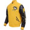 Pro Standard Mens NHL Classic Varsity Jacket(Yellow/Black)