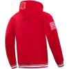 Pro Standard Men’s NHL Retro Classics Brushed Back French Terry Pull Over Hoodie(Red)