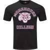 Pro Standard Mens Morehouse College Classic Chenille Short Sleeve Tee Black XL