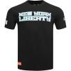 Pro Standard WNBA Mens Mens WNBA New York Liberty Classic Player Cotton Short Sleeve Tee(Black)