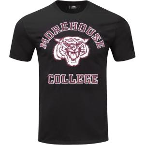Pro Standard Mens Morehouse College Classic Chenille Short Sleeve Tee Black 3XL