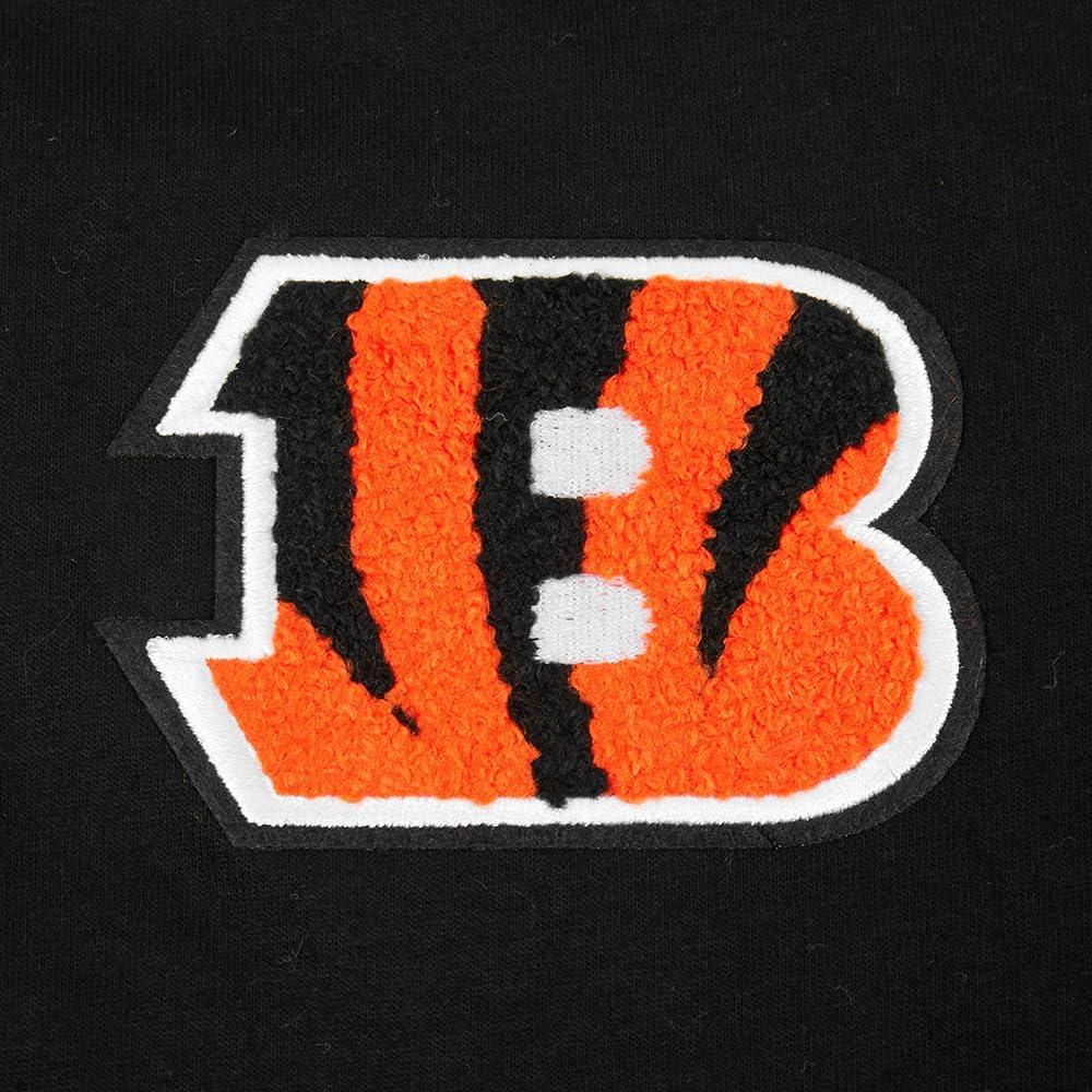 imagePro Standard Big Girls NFL Cincinnati Bengals Classic Essentials Short Sleeve Boxy Tee Black L