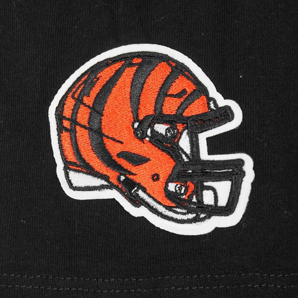 imagePro Standard Big Girls NFL Cincinnati Bengals Classic Essentials Short Sleeve Boxy Tee Black L
