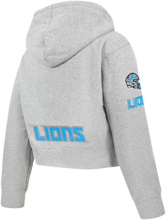 imagePro Standard Big Girls NFL Classic Essentials Full Zip HoodieHeather Grey