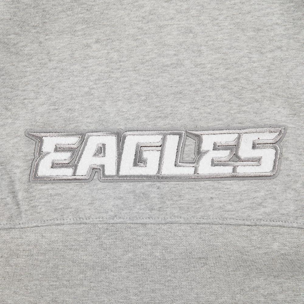 imagePro Standard Big Girls NFL Classic Essentials Full Zip HoodieHeather Grey