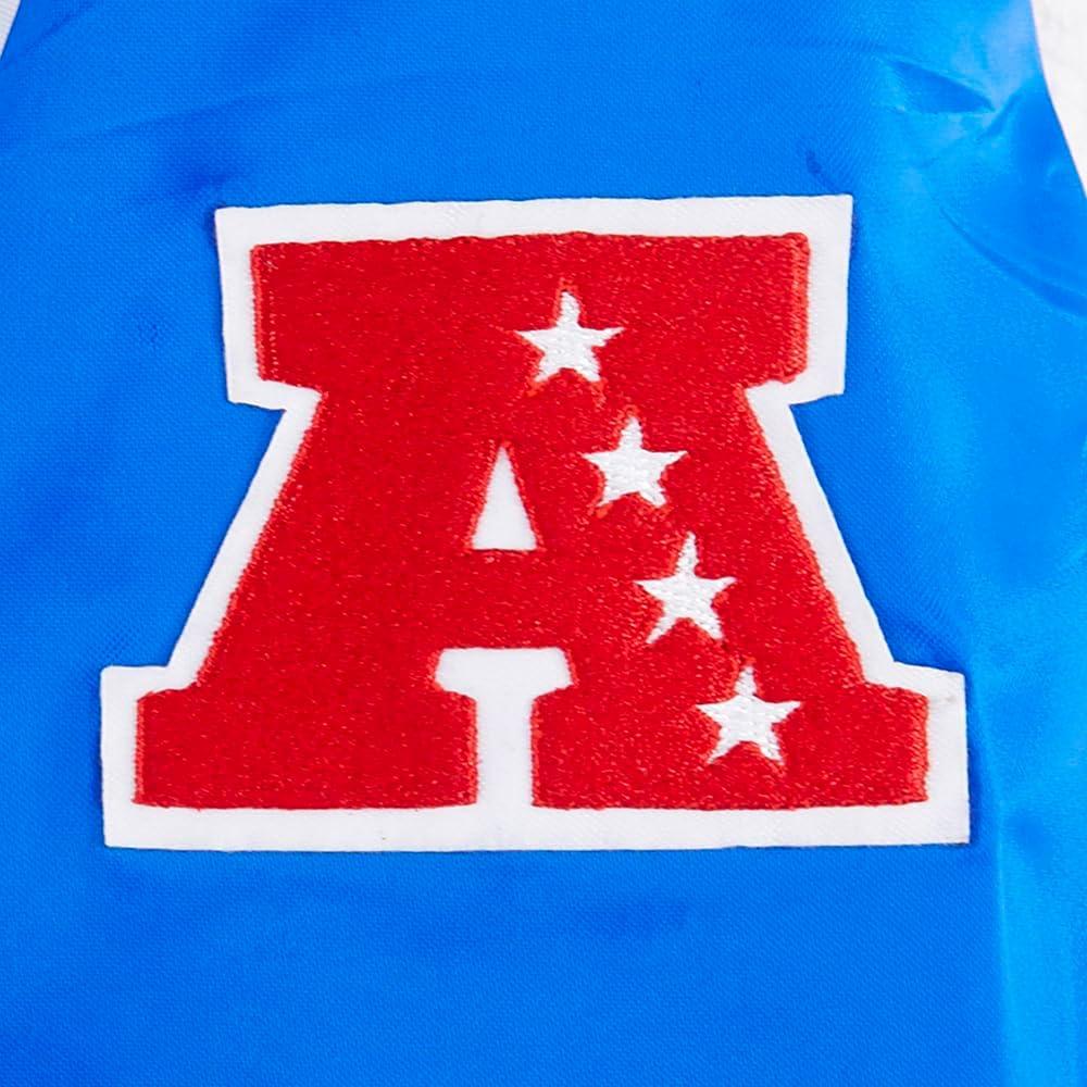 imagePro Standard Little Boys NFL Classic Chenille Satin JacketRoyal Blue