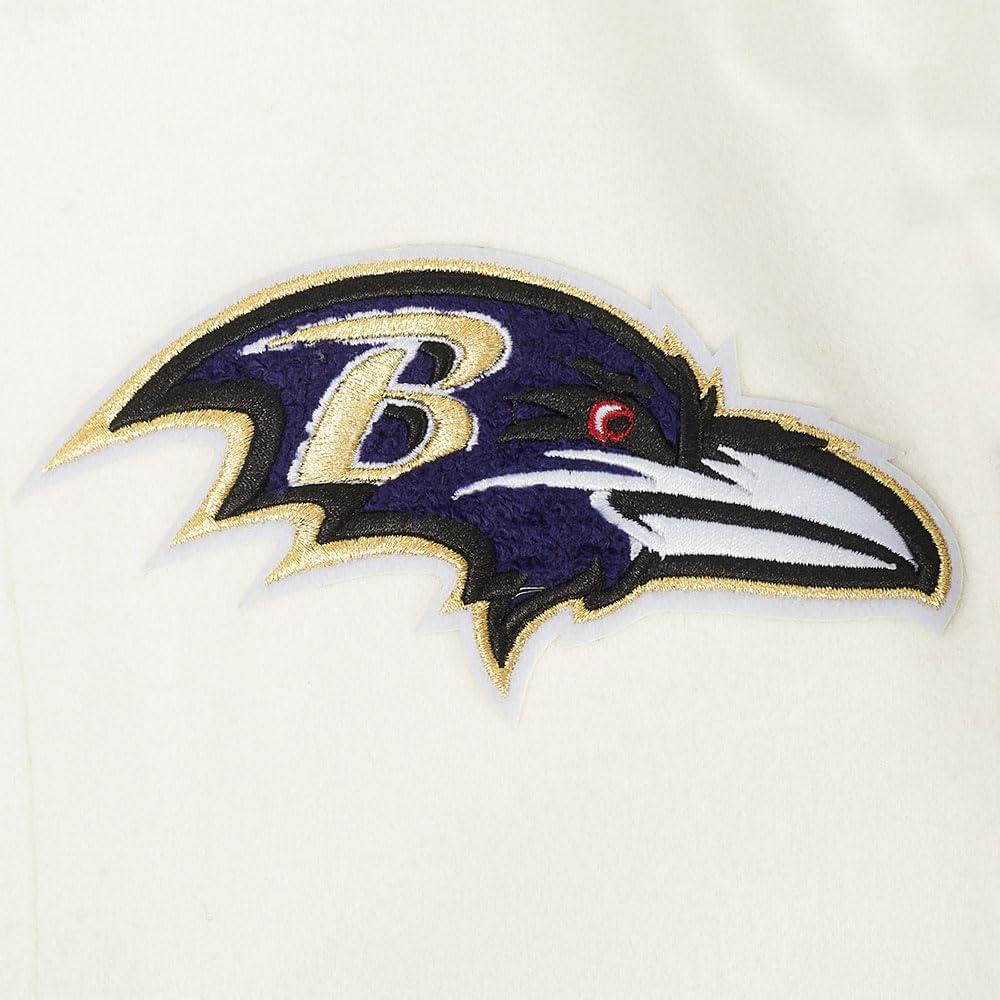 imagePro Standard Little Boys NFL Retro Classics Varsity JacketEggshell Purple