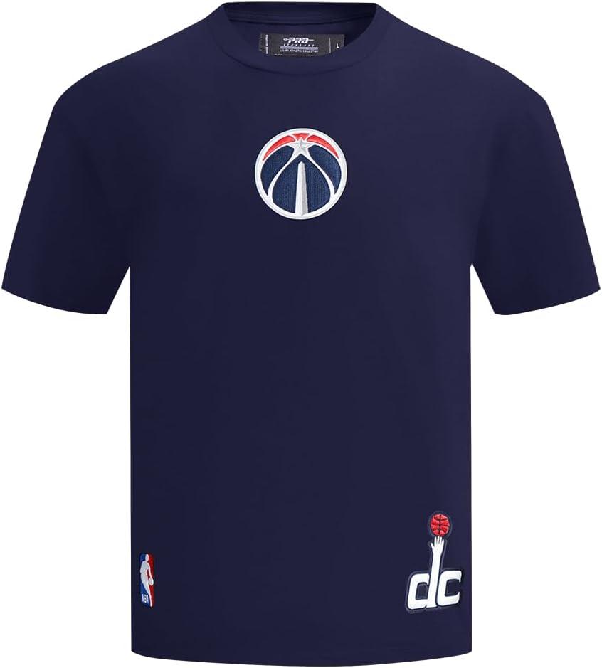 imagePro Standard Mens NBA Mash Up Satin JacketMidnight Navy