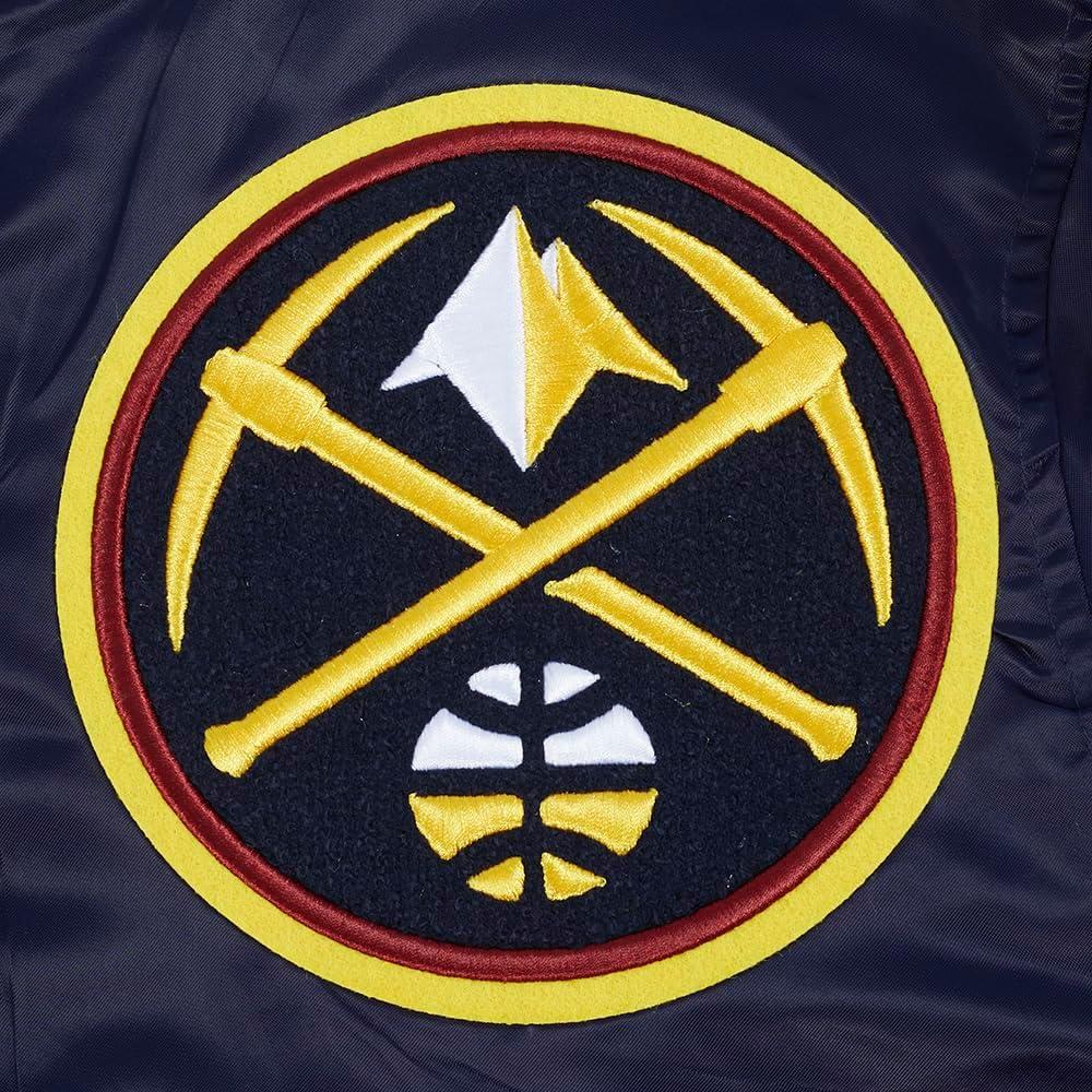imagePro Standard Mens NBA Mash Up Satin JacketMidnight Navy