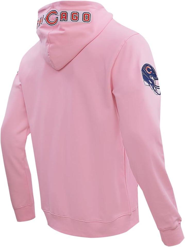 imagePro Standard Mens NFL Classic Chenille Full Zip HoodiePink