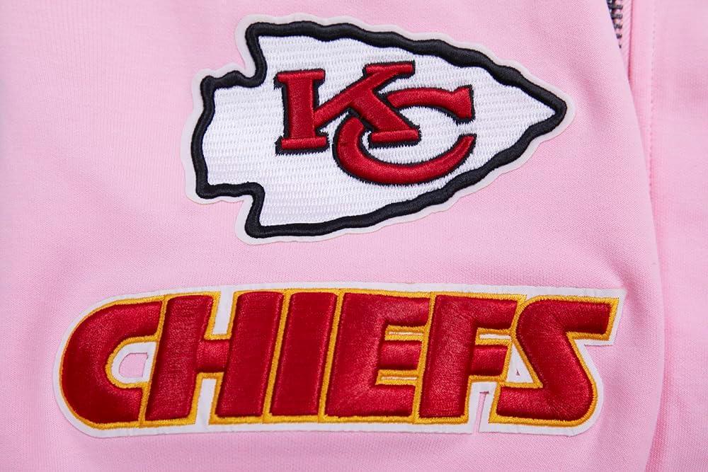 imagePro Standard Mens NFL Classic Chenille Full Zip HoodiePink