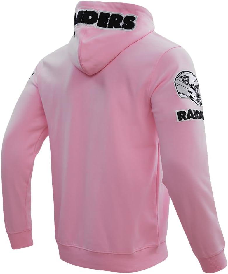 imagePro Standard Mens NFL Classic Chenille Full Zip HoodiePink