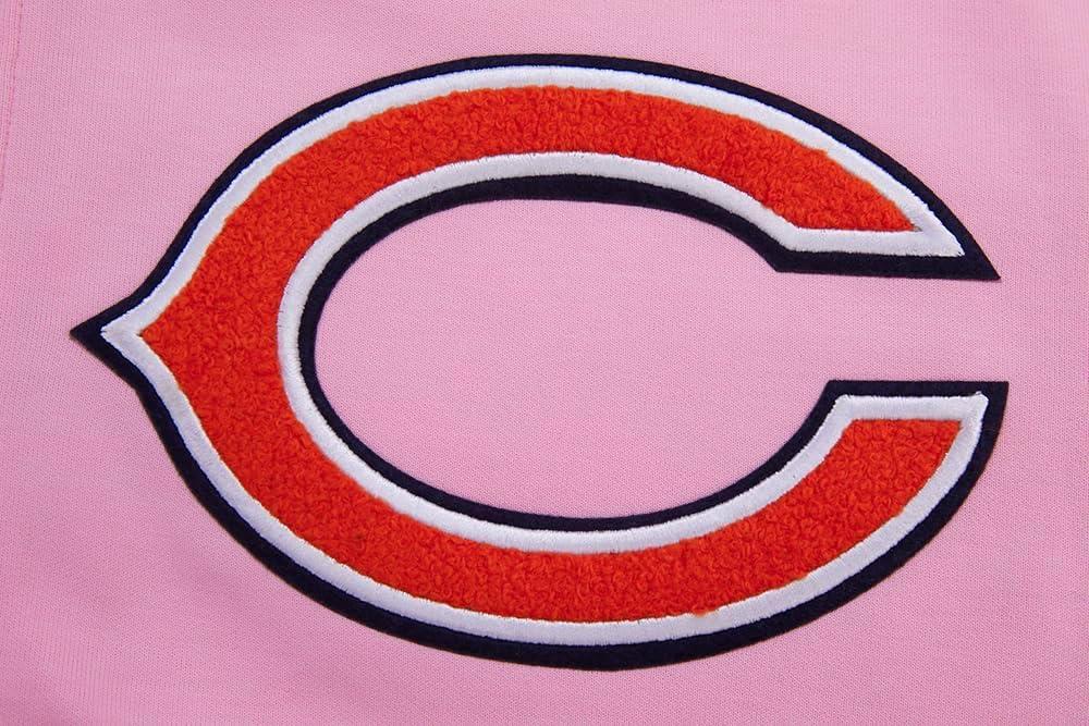 imagePro Standard Mens NFL Classic Chenille Full Zip HoodiePink