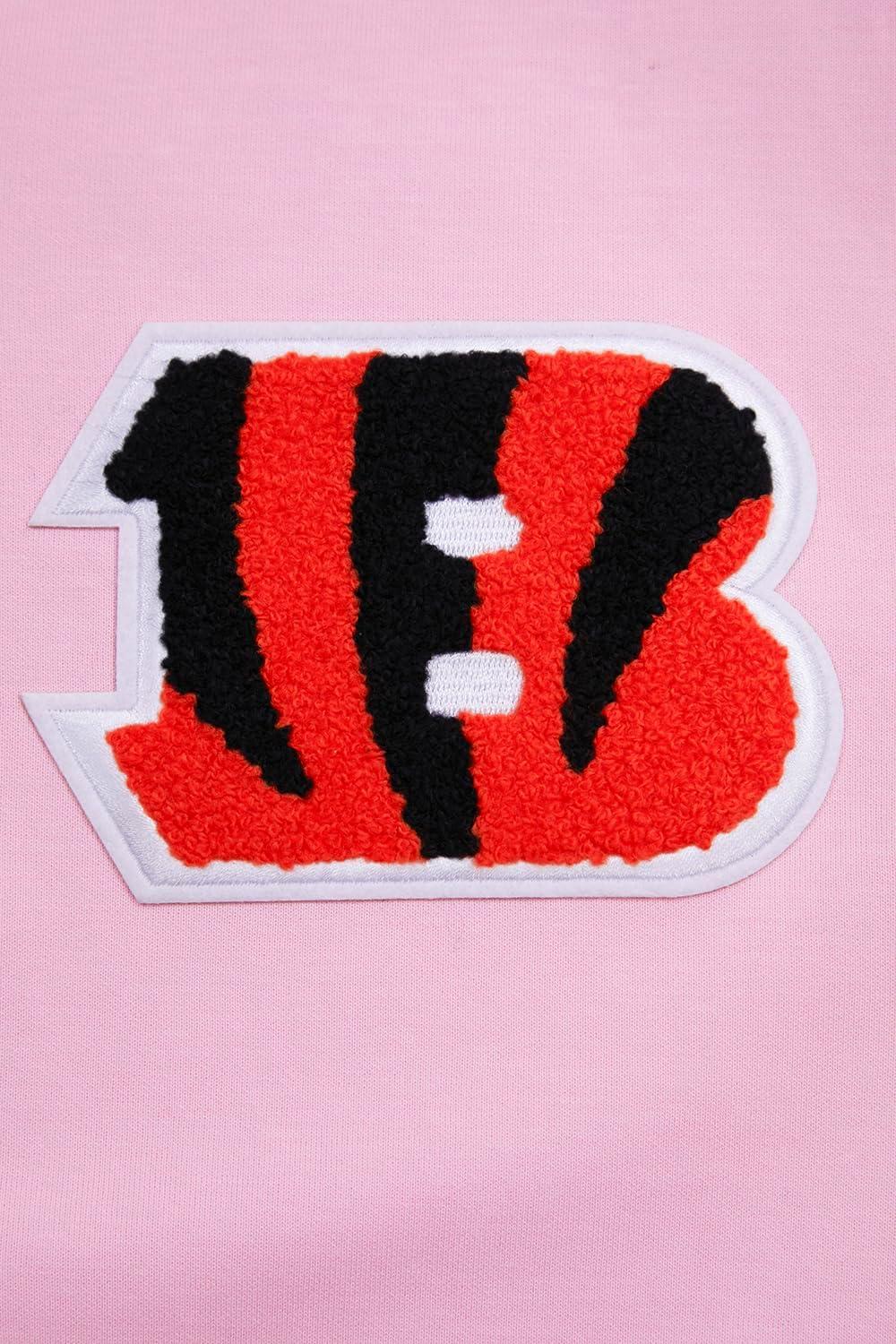 imagePro Standard Mens NFL Classic Chenille Full Zip HoodiePink