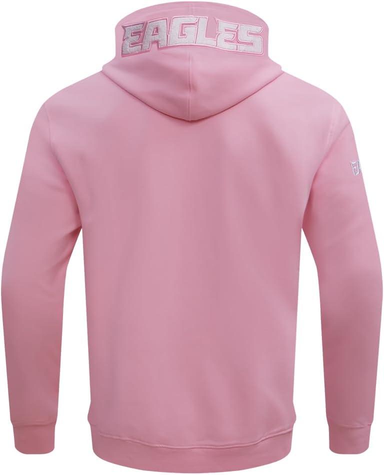 imagePro Standard Mens NFL Classic Chenille Full Zip HoodiePink