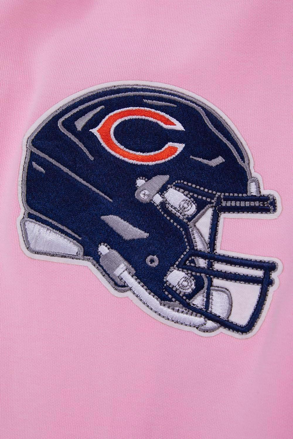 imagePro Standard Mens NFL Classic Chenille Full Zip HoodiePink