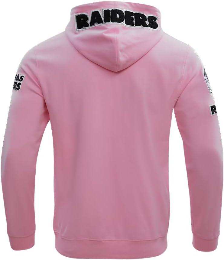 imagePro Standard Mens NFL Classic Chenille Full Zip HoodiePink