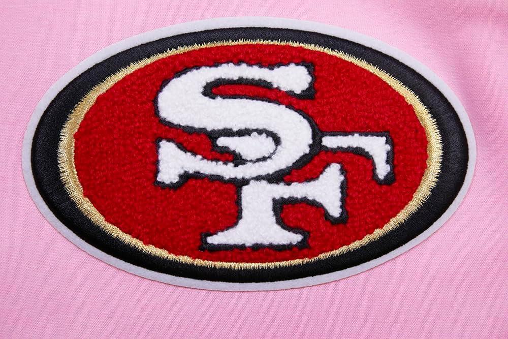 imagePro Standard Mens NFL Classic Chenille Full Zip HoodiePink