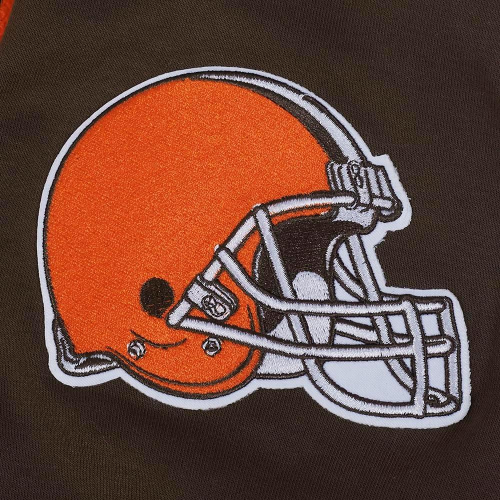 imagePro Standard Mens NFL Classic Chenille Pull Over HoodieBrown